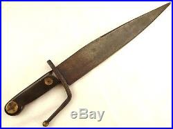 Antique Large Marked Bowie Knife Possibly Confederate American CIVIL War / Sword