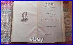 ATQ Civil War Collector Confederate Soldier Memoir Book Artefact 1868 Missouri