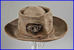 American Civil War Confederate Army Officer Infantry Campaign Slouch Hat 1860s