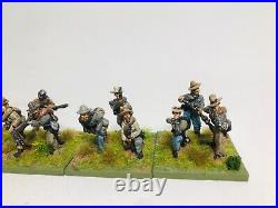 American Civil War Confederate Infantry skirmish painted based 28MM Sash & Saber