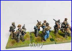 American Civil War Confederate Infantry skirmish painted based 28MM Sash & Saber