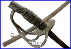 American Civil War era Confederate Cavalry Sword with Captured US 1865 Ames Co