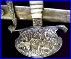 American Mexican War CIVIL So Carolina Indian Princess Sword Confederate Carried