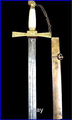 American Mexican War CIVIL War Officer Sword Possibly Confederate Carried