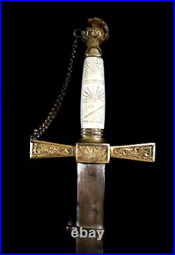 American Mexican War CIVIL War Officer Sword Possibly Confederate Carried