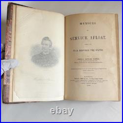 Antique 1869 Memoirs Service Afloat Confederate US Civil War Navy Admiral Semmes