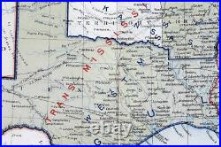 Antique Atlas Map CLXIX USA Boundaries Union & Confederate States Civil War 1864