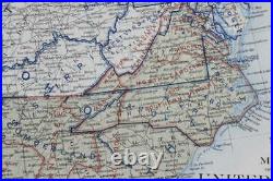 Antique Atlas Map CLXIX USA Boundaries Union & Confederate States Civil War 1864
