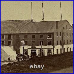 Antique CDV Photograph Historic Civil War Confederate Libby Prison Richmond VA