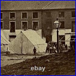 Antique CDV Photograph Historic Civil War Confederate Libby Prison Richmond VA