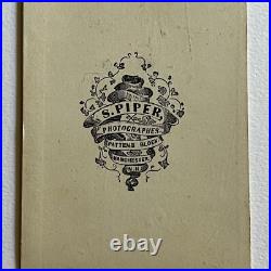 Antique CDV Photograph Historic Civil War Confederate Libby Prison Richmond VA