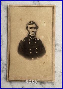 Antique CIVIL War CDV Photograph Confederate General Braxton Bragg Csa Anthony