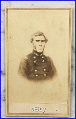 Antique CIVIL War CDV Photograph Confederate General Braxton Bragg Csa Anthony