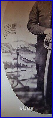 Antique CIVIL War Possible Camp Douglas Confederate Prison Guard Bayonet Photo