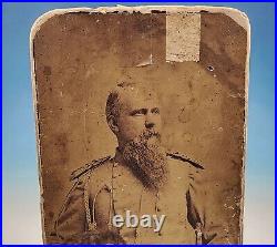 Antique Cabinet Card Identified Civil War Confederate Officer 41st VA Infantry