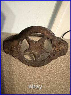 Antique Civil War Era Confederate Texas Star Pattern Iron Stirrup Found in TN