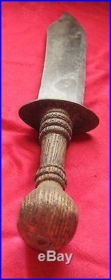 Antique Confederate Hand Forget Civil War Bowie Knife