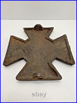 Antique Confederate States CSA Cast Iron Plaque