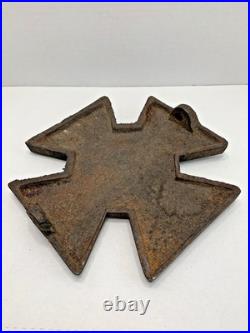 Antique Confederate States CSA Cast Iron Plaque