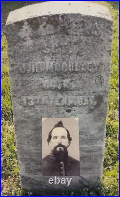 Antique ID Civil War Confederate Soldier Revolver Celluloid Tintype Photograph