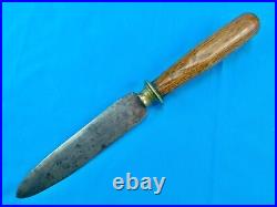 Antique Old 19 Century US Civil War Confederate Spear Point File Fighting Knife
