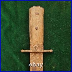 Antique Orig. American CIVIL War Era Confederate Fighting Bowie Knife Dagger