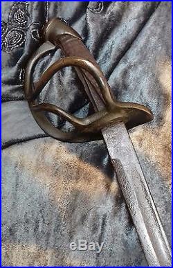 Antique Rare Relic Confederate Dog River Civil War CSA Cavalry Sword