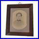 Antique c 1860s Civil War Era Pen Drawing PhotoYoung Confederate SoldierCadet