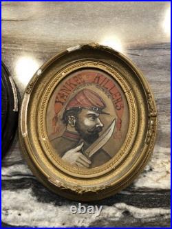 Antonio Romano Macon Co. Yankee Killers Framed Civil War Confederate Folk Art