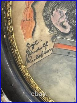 Antonio Romano Macon Co. Yankee Killers Framed Civil War Confederate Folk Art