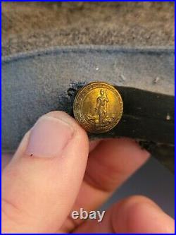 Authentic Confederate Civil War Kepi Cap Size Large