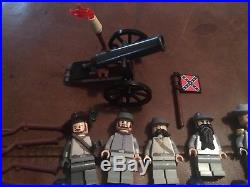 Authentic Lego U. S. Civil War Union Confederate Minifigure Lot B Custom Troops