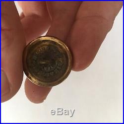 Authentic & Rare Non-Dug Civil War Era Confederate Navy Coat Button Real Deal