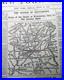 BATTLE OF GETTYSBURG Confederates Pennsylvania Invasion 1863 Civil War Newspaper