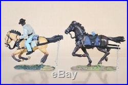 BRITAINS 17433 AMERICAN CIVIL WAR CONFEDERATE 6 HORSE CASSION SET BOXED nv