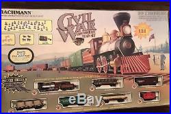 Bachmann Civil War Confederate Train Set #00630 HO Scale New Open Box