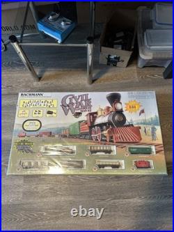 Bachmann Civil War Confederate Train Set HO Scale Electric Train Set Never Open