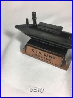 Banthrico C. S. S David Confederate Submarine Bank / Civil War History