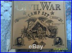 Barzso CIVIL War Confederate Camp Playset Complete