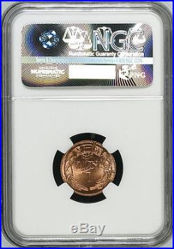 Bashlow Restrike 1861 Confederate Cent in Copper, MS67 NGC, CSA Civil War Token