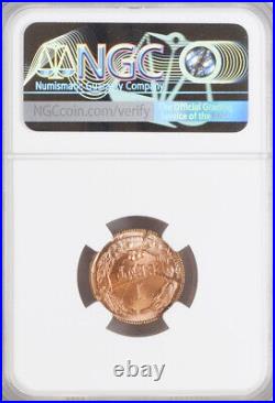 Bashlow Restrike 1861 Confederate Cent in Copper, MS69 NGC, CSA Civil War Token