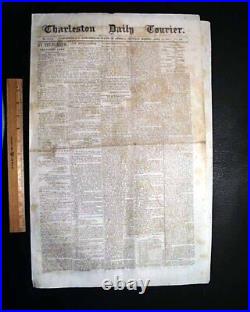 Battle of Shiloh with P. G. T. Beauregard's Applause 1862 Confederate Newspaper