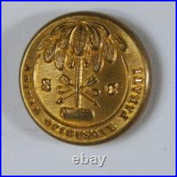 Bb South Carolina Militia Civil War UNIFORM BUTTON H T &B MANCHESTER Confederate