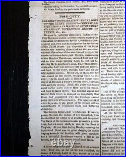 Best Fall Confederate Capital Richmond Virginia Occupation 1865 Civil War News