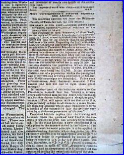 Best Second Battle of Charleston Harbor Civil War Confederate 1863 SC Newspaper