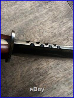 Big Custom Handmade Confederate CIVIL War Gaucho Classical Sheffield Bowie Style