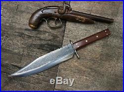 Big Custom Handmade Confederate CIVIL War Gaucho Classical Sheffield Bowie Style