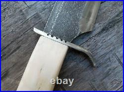 Big Custom Handmade Confederate CIVIL War Gaucho Cowboy Frontier Musso Bowie Edc