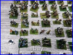 Big Lot Miniature Union & Confederate CIVIL War 15mm Painted Soldiers War Gamers