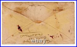 Boston TX (Bowie 1843/1991) Confederate Civil War Paid 10cts to New Orleans